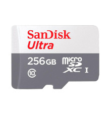 microSDXC (UHS-1) SanDisk Ultra 256Gb class 10 A1 (100Mb/s) (SDSQUNR-256G-GN3MN)