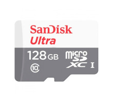 Карта пам'яті microSDXC (UHS-1) SanDisk Ultra 128Gb class 10 A1 (100Mb/s) (4x6 pack size) (SDSQUNR-128G-GN3MN)