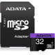 microSDHC (UHS-1) A-DATA Premier 32Gb Class 10 (R-80Mb/s) (adapter SD) (AUSDH32GUICL10-RA1)