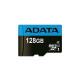 microSDXC (UHS-1) A-DATA Premier 128Gb Class 10 А1 (R-100Mb/s) (adapter SD) (AUSDX128GUICL10A1-RA1)