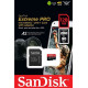 microSDXC (UHS-1 U3) SanDisk Extreme Pro A2 128Gb class 10 V30 (R200MB/s,W90MB/s) (adapter) (SDSQXCD-128G-GN6MA)