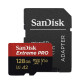 microSDXC (UHS-1 U3) SanDisk Extreme Pro A2 128Gb class 10 V30 (R200MB/s,W90MB/s) (adapter) (SDSQXCD-128G-GN6MA)