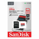 microSDXC (UHS-1) SanDisk Ultra 64Gb class 10 A1 (140Mb/s) (adapter SD) (SDSQUAB-064G-GN6MA)