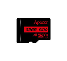 microSDHC (UHS-1) Apacer 32Gb class 10 V10 A1 R100MB/s (AP32GMCSH10UB-RA)