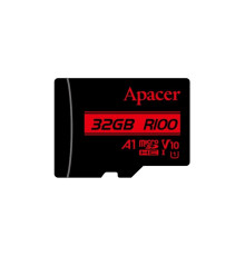 microSDHC (UHS-1) Apacer 32Gb class 10 V10 A1 R100MB/s (AP32GMCSH10UB-RA)