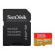 microSDXC (UHS-1 U3) SanDisk Extreme For Action Cams and Drones A2 64Gb class 10 V30 (R170MB/s,W80MB/s) (adapter) (SDSQXAH-064G-GN6AA)