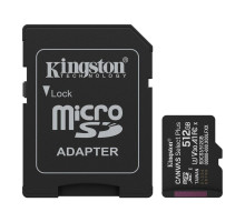 Карта пам'яті microSDXC (UHS-1 U3) Kingston Canvas Select Plus Gen3 512Gb class 10 А1 V30 (R-150MB/s) (adapter SD) (SDCS3/512GB)