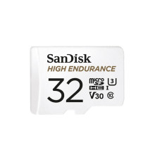 microSDHC (UHS-1 U3) SanDisk High Endurance 32Gb class 10 V30 (100Mb/s) (adapterSD) (SDSQQNR-032G-GN6IA)