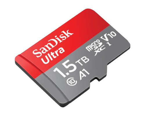 microSDXC (UHS-1) SanDisk Ultra A1 1,5TB class 10 (R150MB/s) (adapter SD) (SDSQUAC-1T50-GN6MA)