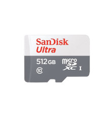 microSDXC (UHS-1) SanDisk Ultra 512Gb class 10 A1 (100Mb/s) (SDSQUNR-512G-GN3MN)