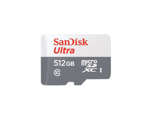 microSDXC (UHS-1) SanDisk Ultra 512Gb class 10 A1 (100Mb/s) (SDSQUNR-512G-GN3MN)