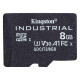 microSDHC (UHS-1 U3) Kingston Industrial 8Gb class 10 V30 А1 (SDCIT2/8GBSP)