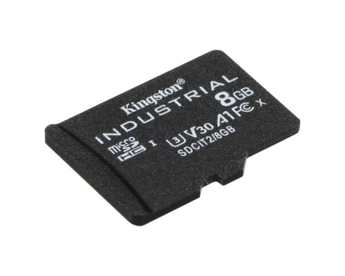 microSDHC (UHS-1 U3) Kingston Industrial 8Gb class 10 V30 А1 (SDCIT2/8GBSP)