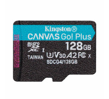 Карта пам'яті microSDXC (UHS-1 U3) Kingston Canvas Go! Plus 128Gb class 10 A2 V30 (R200MB/s) (SDCG4/128GBSP)