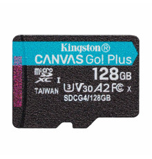 Карта пам'яті microSDXC (UHS-1 U3) Kingston Canvas Go! Plus 128Gb class 10 A2 V30 (R200MB/s) (SDCG4/128GBSP)