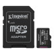 Карта пам'яті microSDXC (UHS-1) Kingston Canvas Select Plus Gen3 128Gb class 10 А1 (R-150MB/s) (adapter SD) (SDCS3/128GB)
