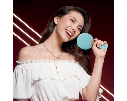 Мікрофон-колонка XO BE50 Lollipop Bluetooth Microphone Блакитний mag-6920680861781140427