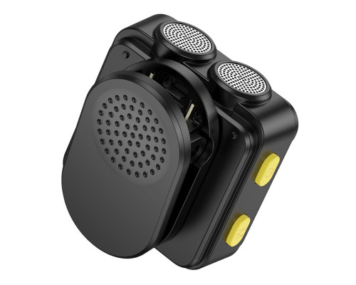 Мікрофон Бездротовий Hoco L17 Dual-mic magnetic Колір Чорний 6942007645997 ma36562_3608585