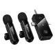 Мікрофон HOCO L20C Fair dual-mic wireless microphone(iP/Type-C/3.5) Чорний mag-6942007673761153769