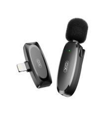 Мікрофон XO MKF08B Lightning wireless Collarclip microphone Чорний mag-692068084867660137