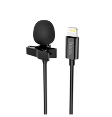 Мікрофон Петлічний HOCO L14 iP Lavalier microphone Lightning/2m. Black mag-6931474761149844