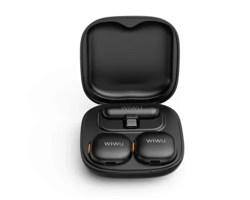 Мікрофон WiWU Duo Wireless Microphone AI Adaptive Noise Reduction Wi-WM006 Black mag-6977703657210153620