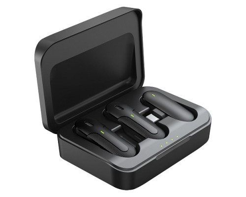 Мікрофон Петличний Бездротовий Hoco DI56 Twin Type-C ma32809