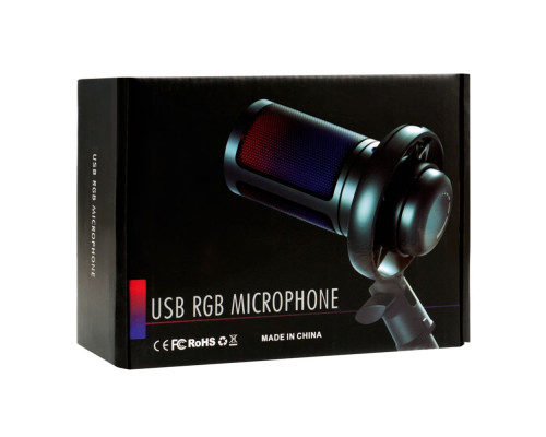 Мікрофон Для Стриму ME6S-RGB Настільний ma37254