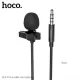 Мікрофон Петлічний HOCO L14 3.5 Lavalier microphone AUX3,5/2m. Black mag-6931474761132146841