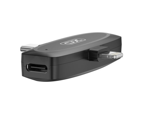 Мікрофон Петличний Бездротовий XO MKF010 Twin Type-C+IP Колір Чорний 6920680807178 ma38244_3667955