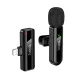 Мікрофон HOCO L20 Fair wireless microphone iP black mag-6942007655484152319