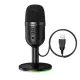 Мікрофон HOCO L25 Bright USB desktop microphone Чорний mag-6942007673792153140