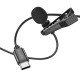 Мікрофон Петлічний BOROFONE BFK11 Elegant lavalier microphone Type-C чорний mag-69419911066821510