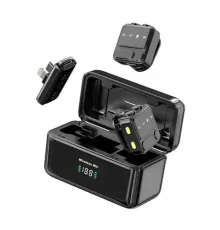 Мікрофон WiWU Duo Wireless Microphone ANC Wi-WM005 Black mag-6977703654394153603