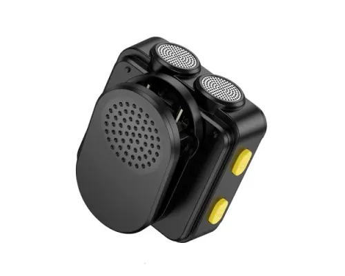 Мікрофон Петлічний HOCO L17 (iP/Type-C) Чорний mag-6942007645997145282