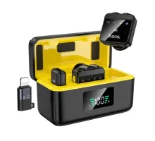 Мікрофон Петлічний HOCO L17 (iP/Type-C) Чорний mag-6942007645997145282