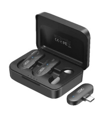 Мікрофон Петличний Бездротовий XO MKF09A Twin Type-C ma32012