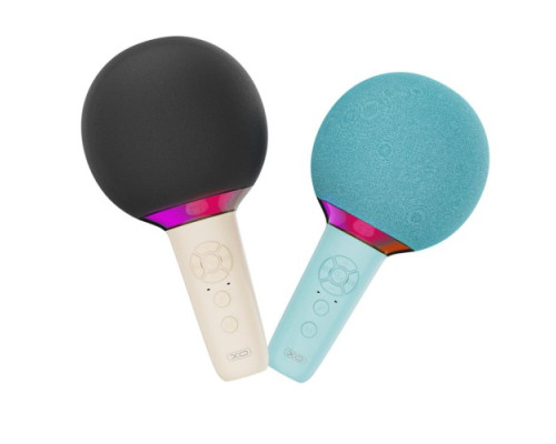 Мікрофон-колонка XO BE50 Lollipop Bluetooth Microphone Блакитний дефект пакування mag-2000001614181140308