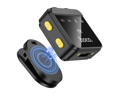 Мікрофон Бездротовий Hoco L17 Dual-mic magnetic ma36562