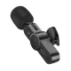 Мікрофон Петлічний BOROFONE BFK12 Trophy lavalier wireless digital microphone Type-C чорний mag-6941991106392151304
