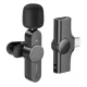 Мікрофон Петлічний BOROFONE BFK12 Trophy lavalier wireless digital microphone Type-C чорний mag-6941991106392151304