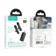 Мікрофон HOCO L20C Fair dual-mic wireless microphone(iP/Type-C/3.5) Чорний mag-6942007673761153725