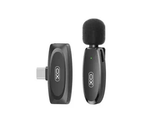 Мікрофон XO MKFO8A Type-c wireless Collarclip microphone Чорний mag-6920680848669147291