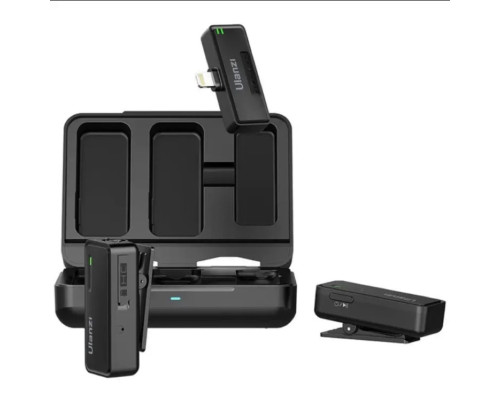 Бездротова мікрофонна система Ulanzi Vijim 2.4GHz wireless recording microphone (lightning Apple interface 2 in 1) (UV-3078 UW-MIC 20T)