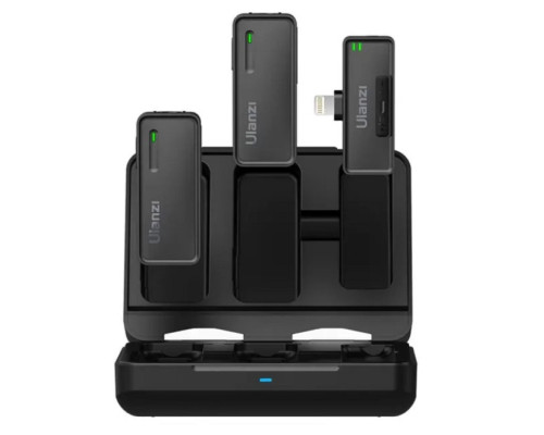 Бездротова мікрофонна система Ulanzi Vijim 2.4GHz wireless recording microphone (lightning Apple interface 2 in 1) (UV-3078 UW-MIC 20T)