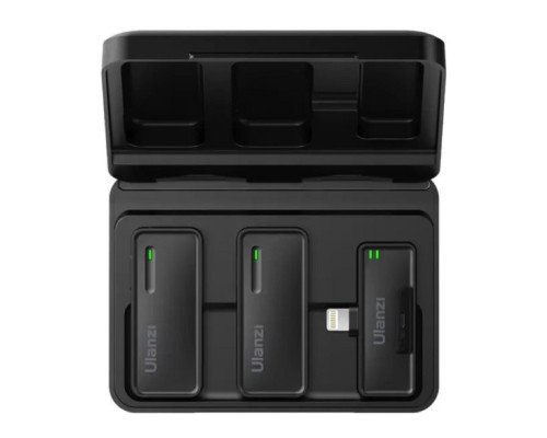 Бездротова мікрофонна система Ulanzi Vijim 2.4GHz wireless recording microphone (lightning Apple interface 2 in 1) (UV-3078 UW-MIC 20T)