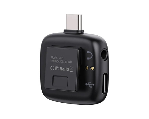 Бездротова мікрофонна система Ulanzi Vijim A30 Tiny Microphone Black (A014GBB2 A30) (UV-A014GBB2)