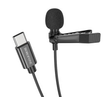 Мікрофон-петличка BOROFONE BFK11 Elegant lavalier microphone Type-C Black