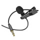 Мікрофон-петличка BOROFONE BFK11 Elegant lavalier microphone 3.5mm Black (6941991106668)