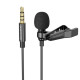 Мікрофон-петличка BOROFONE BFK11 Elegant lavalier microphone 3.5mm Black (6941991106668)